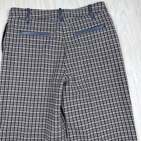 Lysse Livia Boston Glen Plaid High Waisted Preppy Cropped Pull On Pants Medium - Picture 16 of 16